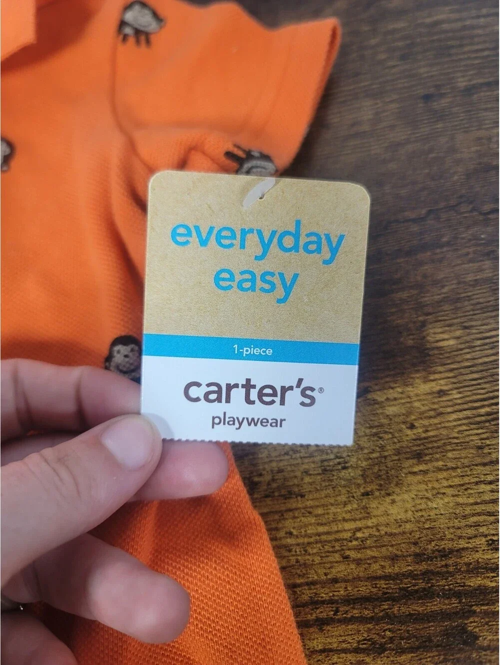 Carter’s Boy Monkey Romper Size 3 Months